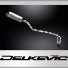 Suzuki DRZ400E 2000-2009 Delkevic Full Exhaust 260mm X-Oval Titanium Silencer