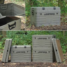 Lidsters Pro Storage Box 90L & Tackle Cook Box Carp Fishing Gear Bait Tackle