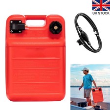 Boat Fuel Tank Portable Marine Outboard Gas Tank 6.34 Gallon/24L w/3 Meter Hose