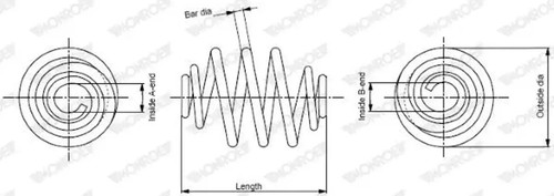 Suspension spring mini block - mini,