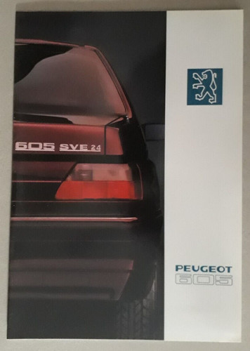 Peugeot 605 brochure - 605,