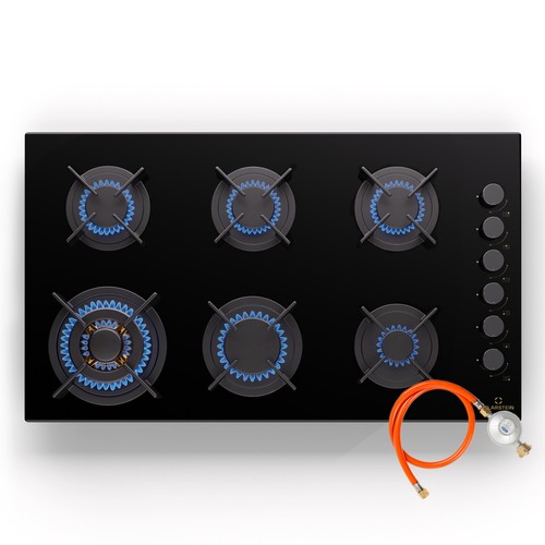 Gas hob 6 - gas,