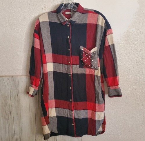 Zara basics cotton red - zara,
