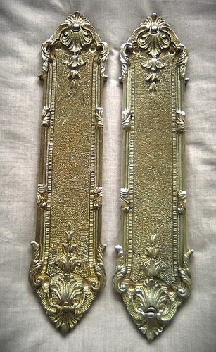 Vintage ornate solid brass - vintage,