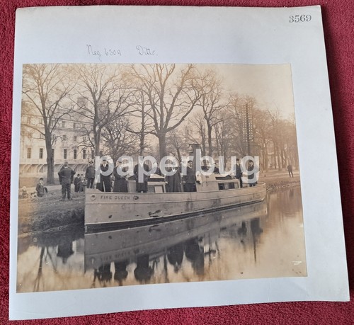 Antique merryweather fire - merryweather, boat