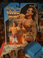 WWF Hasbro MOC Brutus The Barber Beefcake With Pink Pants And Shears 1990s