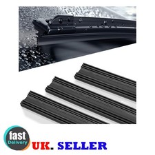 Windshield Wiper Blade Refill Wiper Strip 700MM Universal 28" 3 Pair New
