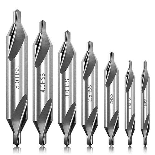7pcs hss center drill - center, bits