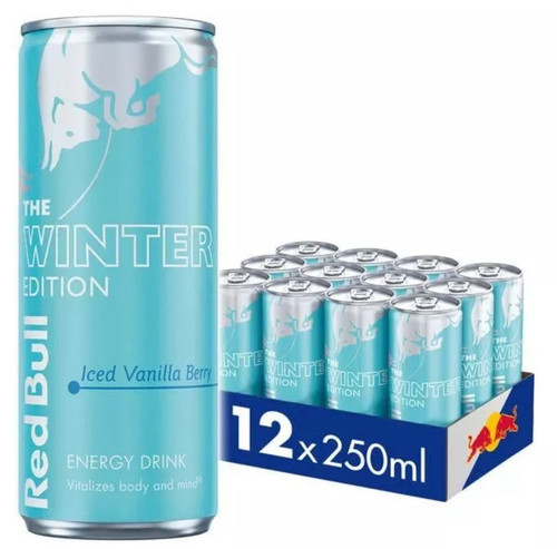 Red bull winter edition - red, iced
