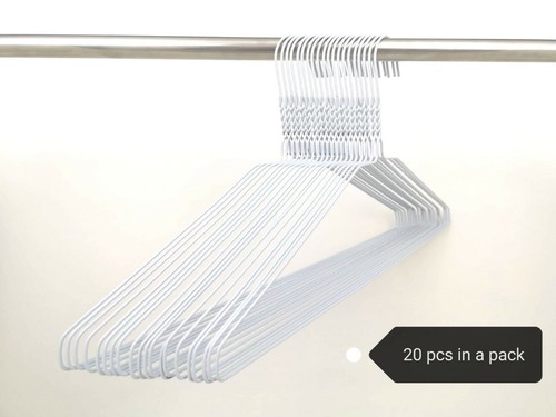 Wire metal suit hangers - 20,