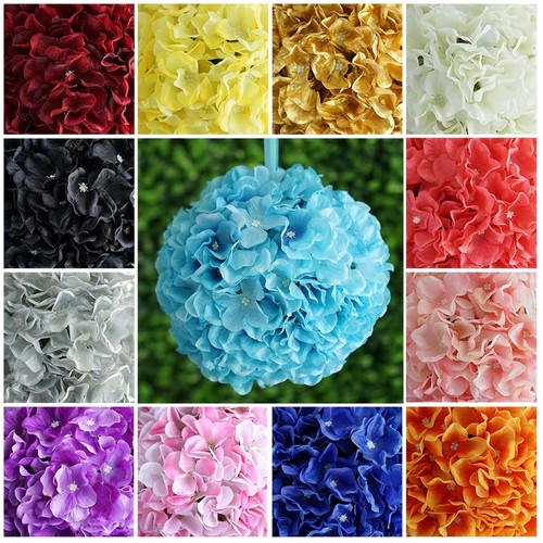 Pcs silk hydrangeas - hydrangeas, 7"