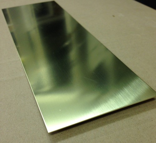 Quality brass sheet - quality, 2mm