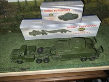 THIS IS A DINKY SUPERTOY THORNYCROFT  MIGHTY ANTAR TRACTAR + CENTURION TANK 1/50