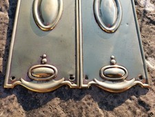 Antique Pressed Brass Finger