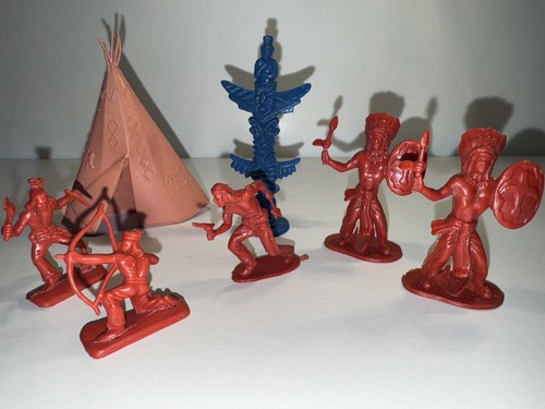 Vintage plastic toy - plastic, soldiers