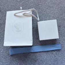 Swarovski White Blue Gift