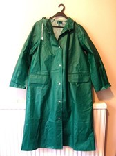 VINTAGE C 80s GREEN PVC