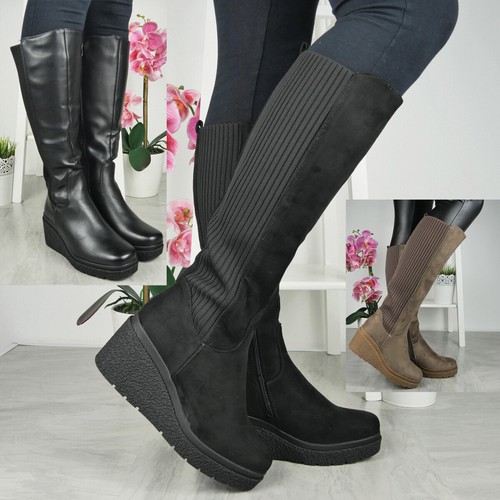 Wedge boots shoes - wedge,