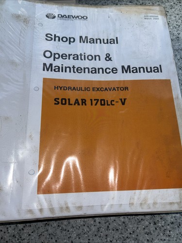 Daewoo solar 170lc hydraulic - solar,