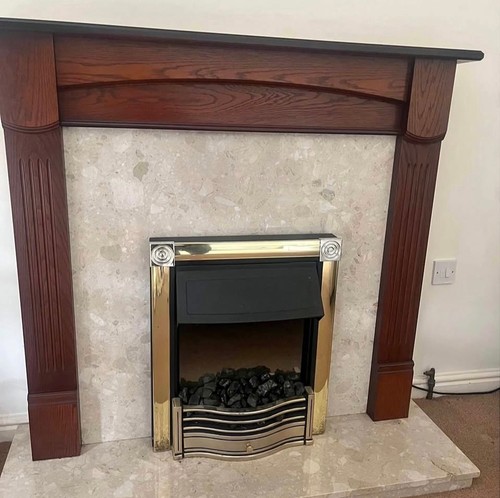 Wooden fire surround - wooden, with
