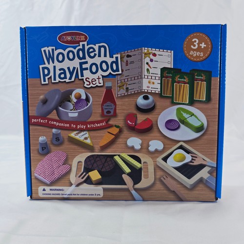 Wooden play food - set, toy