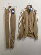 ADIDAS Originals Firebird Mens Tracksuit Jacket & Pants Set Beige Sz M,L,XL,2XL