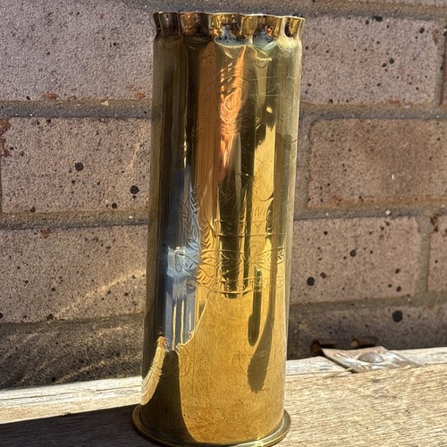 Ww1 engraved brass - ww1,