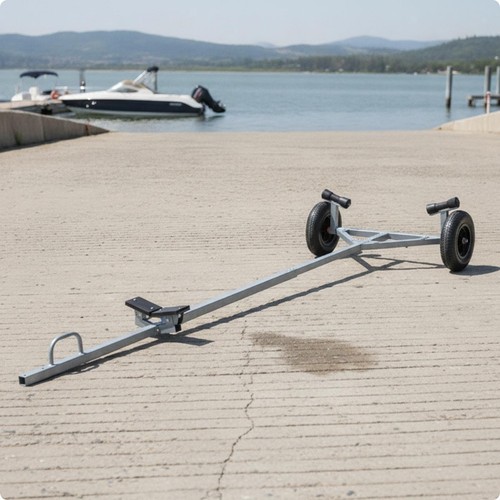 Portable manual boat launching