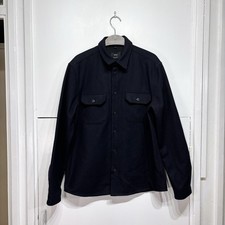 Finisterre Overshirt Navy Wool