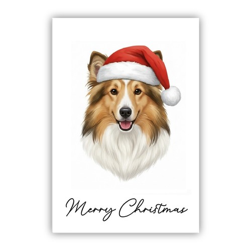Shetland sheepdog christmas - sheepdog,