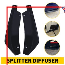 2x Rear Spats Bumper Lip
