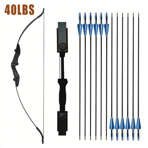 Recurve bow arrow 40 lbs - 53",