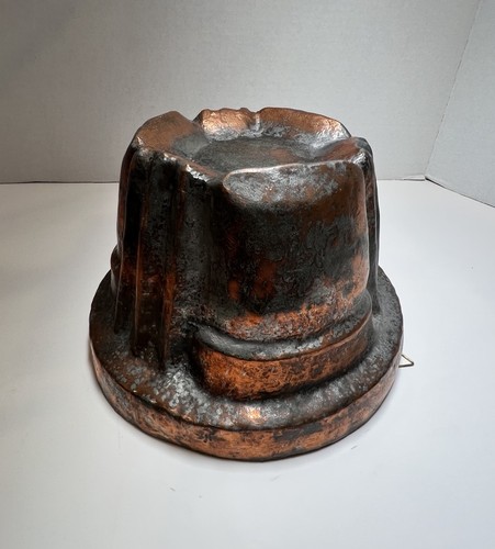 Copper jelly mould mold - jelly,
