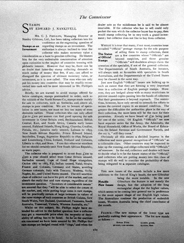 Antique print stamp collecting - print,