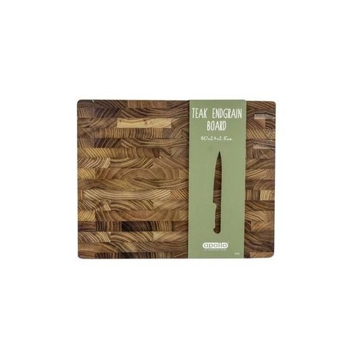 Teak endgrain cutting board - teak,