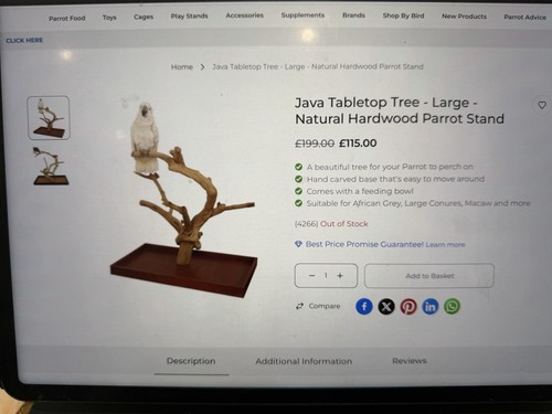 Parrot stand java tree - java,
