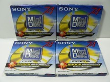 4 X SONY PREMIUM MINIDISC 74