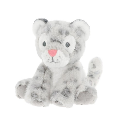 Soft plush snow leopard - leopard, toy