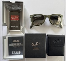 Ray-Ban Folding Wayfarer RB4105 Sunglasses - Matt Green - Limited Edition