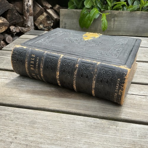 Antique comprehensive bible - antique,