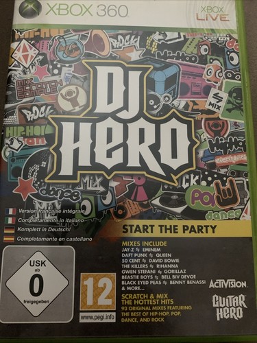 Hero xbox 360 pal with - dj,