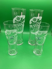 Peroni 2 Pint & 2 Half Pint Glasses  - Brand New