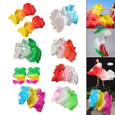 Belly Dance Silk Veil Fans 1