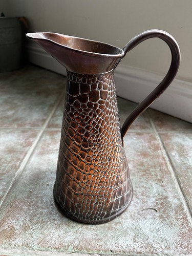 Vintage sankey copper jug - vintage, js&s