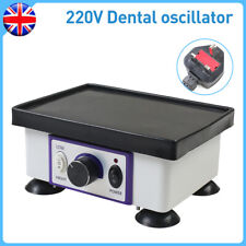 120W 220V Dentist Dental Lab Plaster Vibrating Machine Square Platform Shaker UK