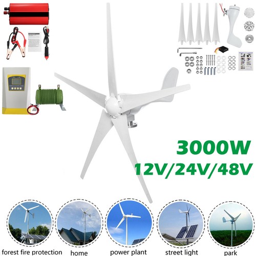 3kw 12v 24v - 24v, turbine