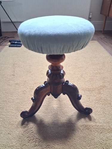 Victorian piano stool - piano,