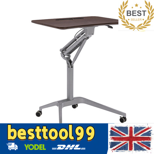 Mobile computer desk high - desk,