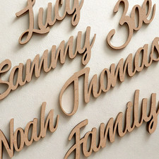 Custom Wood Script Names &