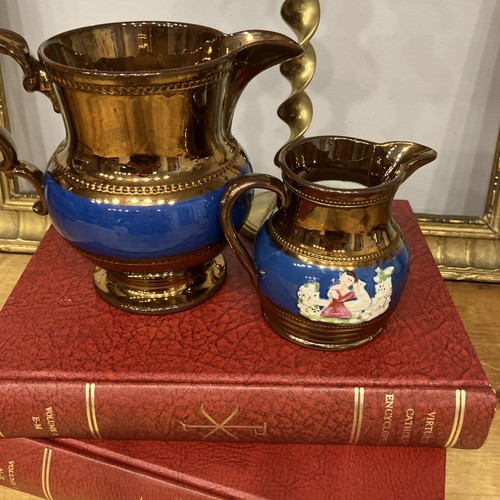Beautiful luster ware pair - beautiful,